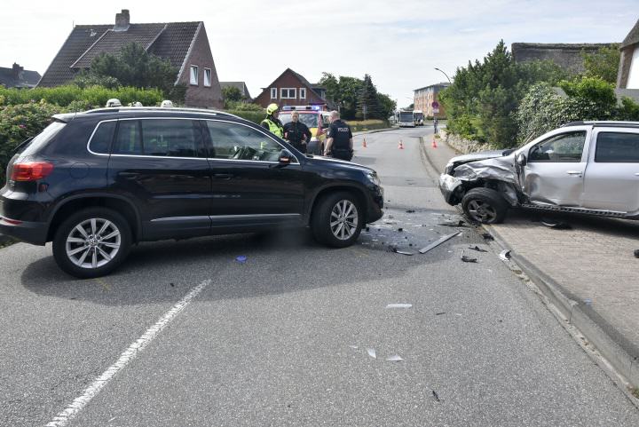 Unfall in der Westerländer Süderstraße
