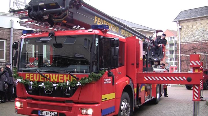 Neues Feuerwehrfahrzeug für Westerland und Sylt