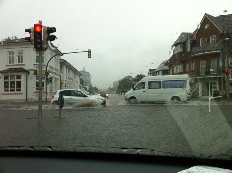 Hochwasser Westerland