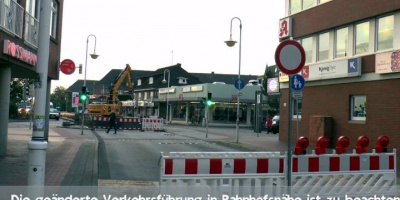 Verkehrswegweisung für Westerland/Sylt - Dez. 2016