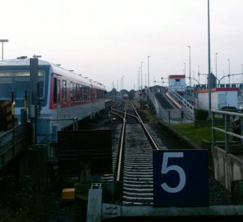 Sylt Shuttle Plus bekommt in Westerland einen eigenen Bahnsteig