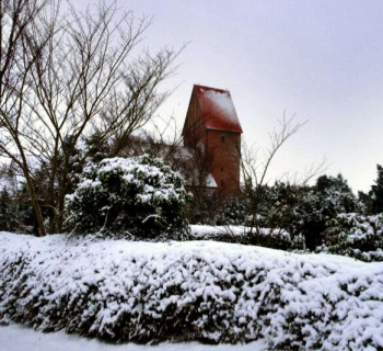 Der Schnee ist auf Sylt im Winter 2015 angekommen