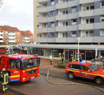 Feuerwehreinsatz in Apartmenthaus nahe dem Sylter Rathaus