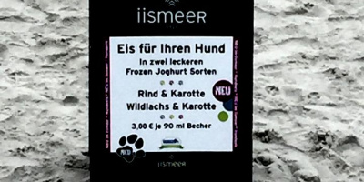 In Kampen/Sylt gibt es jetzt Eis am Hundestrand
