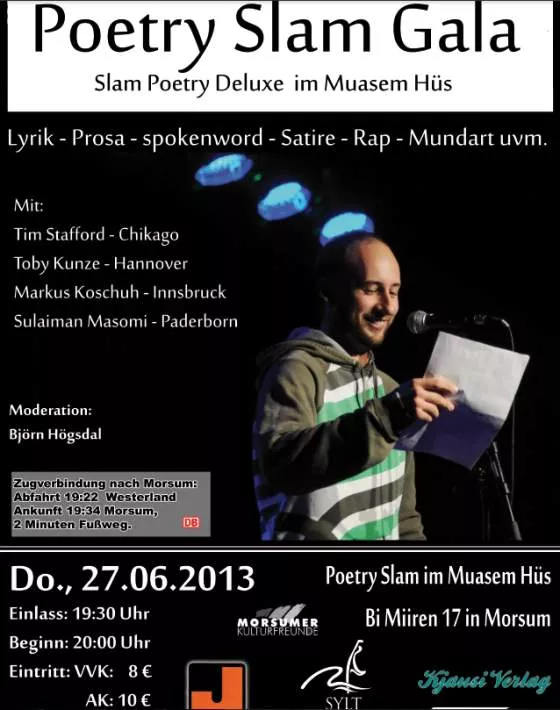 Poetry Slam Gala Morsum