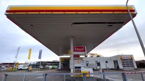 Die Shell Tankstelle am Trift in Westerland ist wieder geöffnet