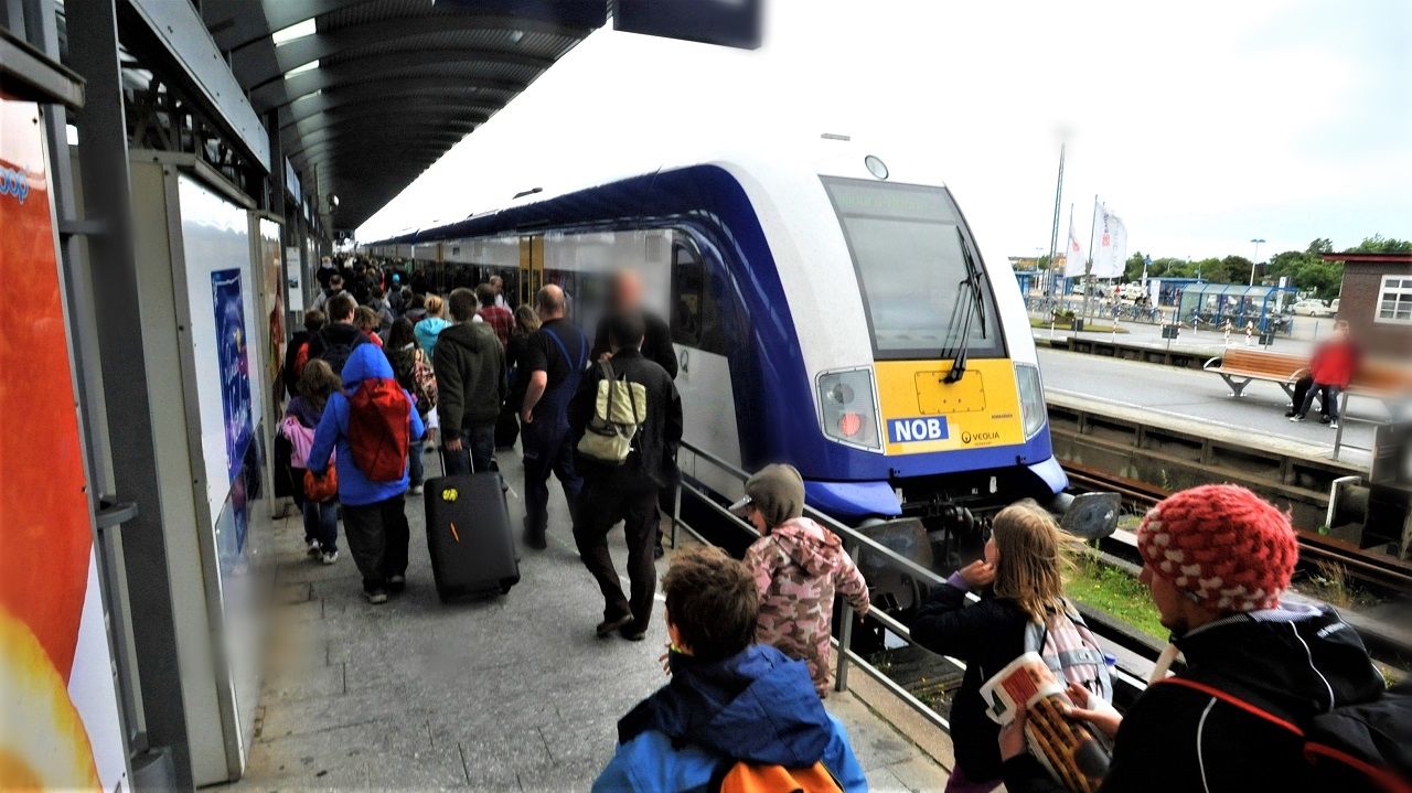 9 Euro Bahnticket nach Sylt, wie voll wird es Sommer 2022