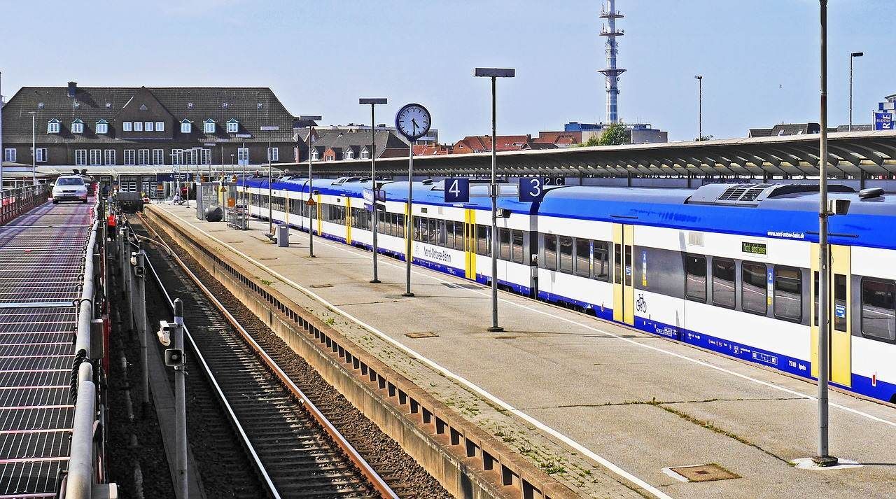 DB Regio Zug in Westerland auf Sylt