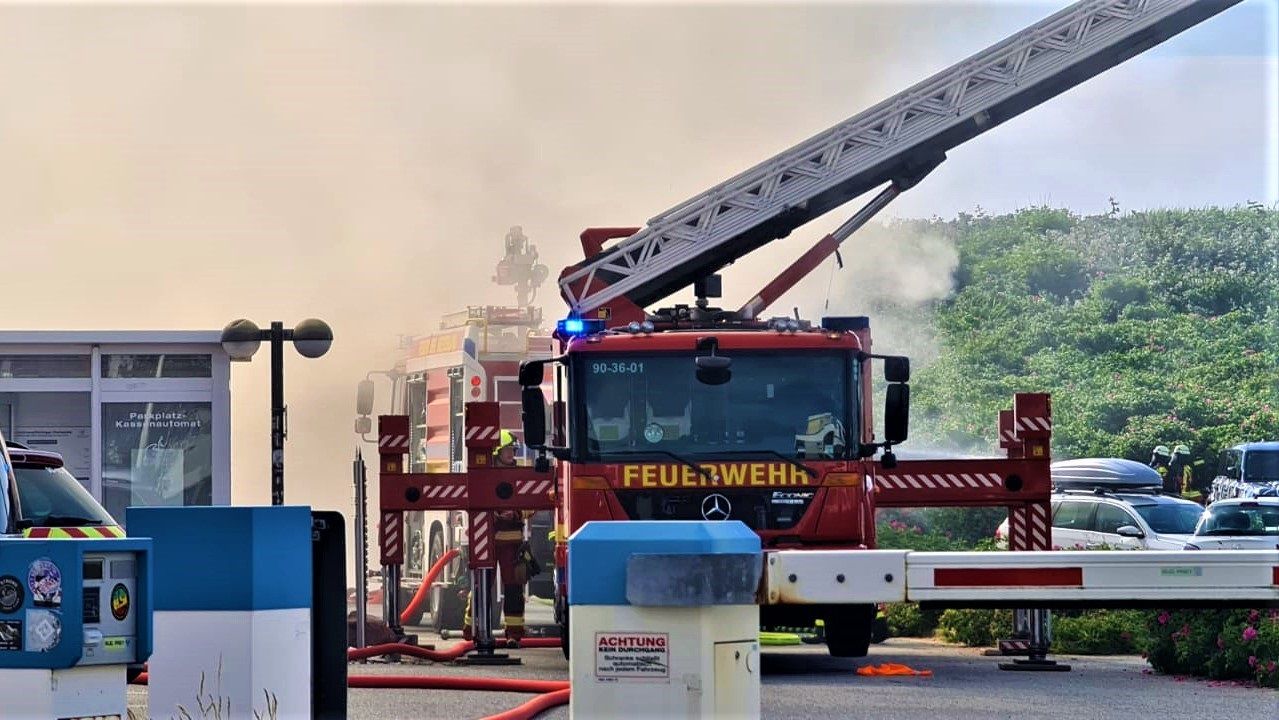Großbrand in Westerland auf Sylt 25. Juni 2022