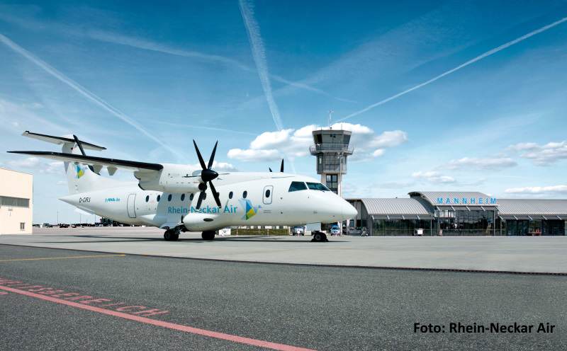Dornier-328-sylt-Rhein-Neckar-Air.jpg > Fliegen wie privat: Passagierrekord für RNA Sylt Flüge > rhein-neckar, mannheim, air, sylt, verbindung, hohe