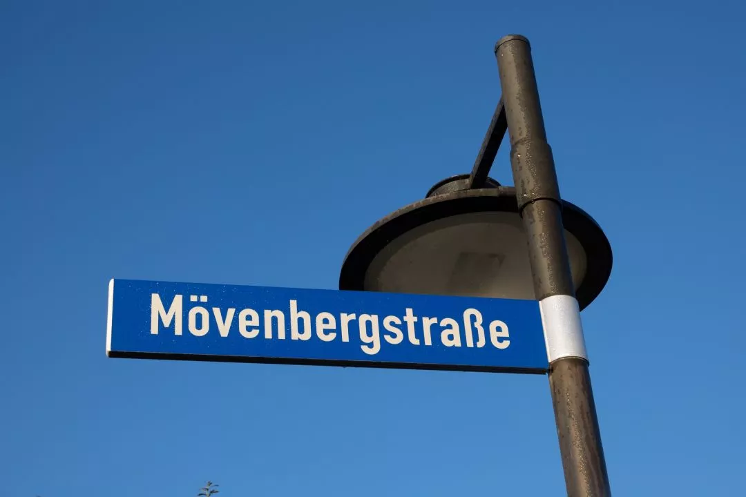 Die Mövenbergstrasse in List auf Sylt