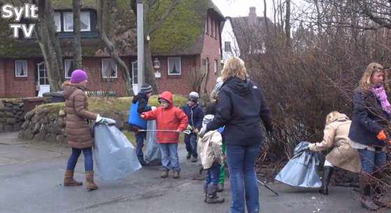 Müll sammeln für ein sauberes Sylt und Schleswig-Holstein