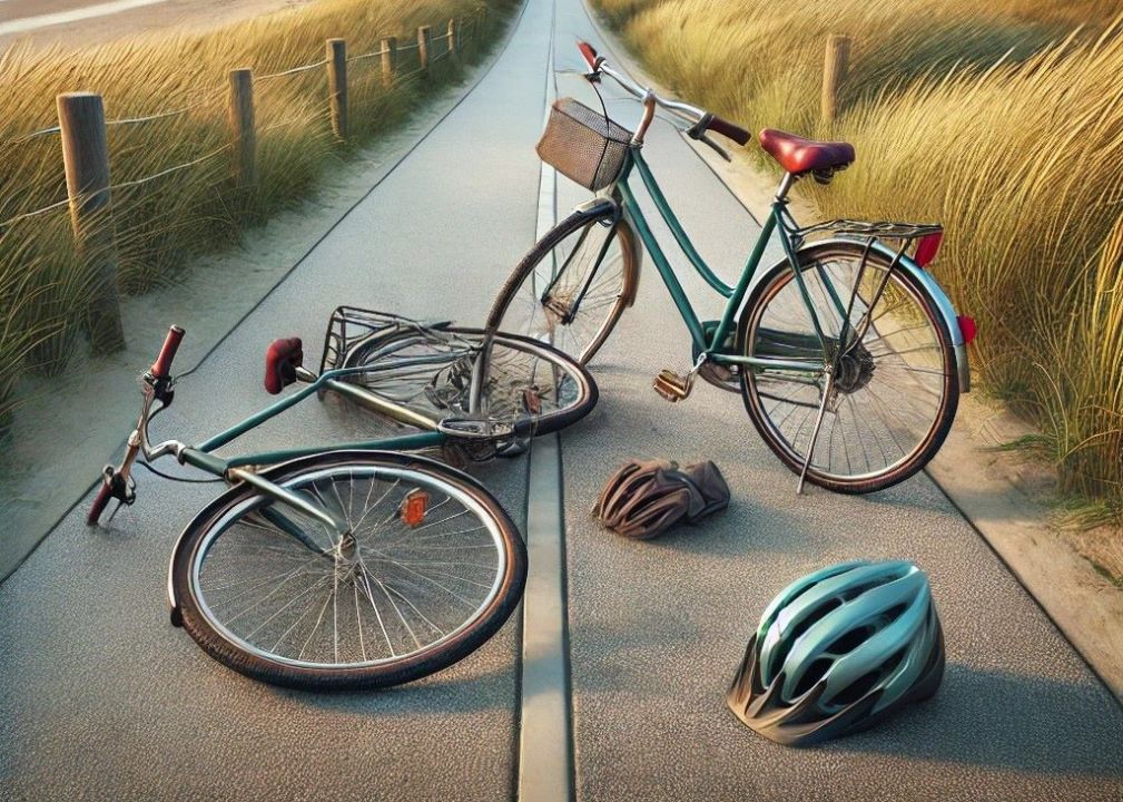 Fahrradunfall List auf Sylt