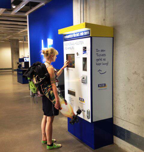 NOB Kartenautomat bei IKEA