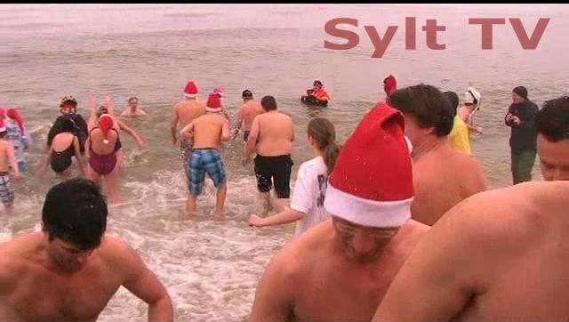 Das Weihnachtsbaden auf Sylt