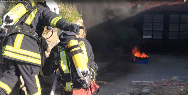 Feuerwehrübung Kampen