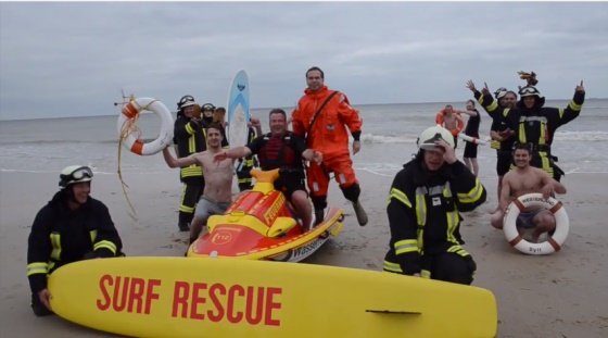 Feuerwehr Westerland Sylt - Cold Water Challenge 2014