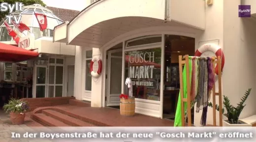 In der Boysenstraße von Westerland ist der Gosch-Markt