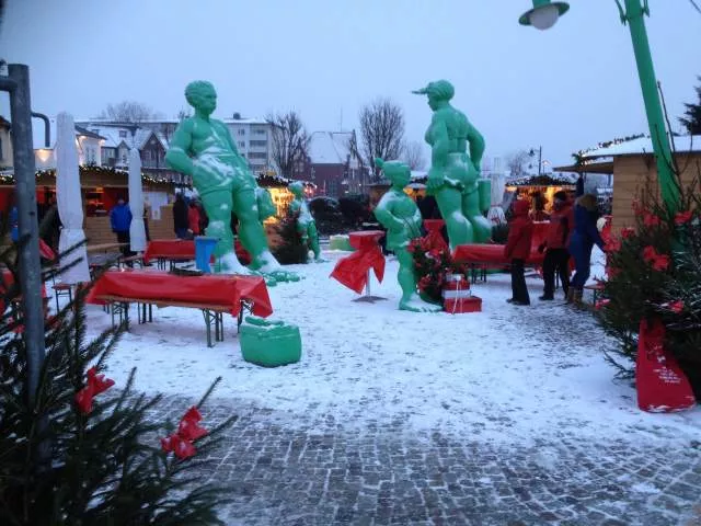 Fiel 2013 aus, der Weihnachtsmarkt am Westerländer Bahnhof